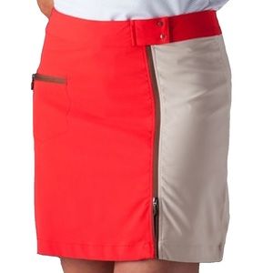 Nancy Lopez Cayenne Color Block Golf Skort